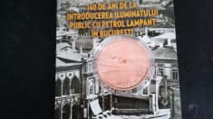 160 de ani de la introducerea iluminatului public cu petrol lampant in Bucuresti foto