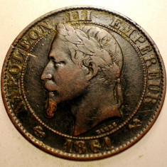 J.097 FRANTA NAPOLEON III 5 CENTIMES 1861 K