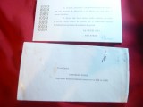 Felicitare oficiala din partea lui Ioan Avram -Ministrul Industriei pt.Gh.Cocos