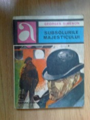 n7 Subsolurile Majesticului - Georges Simenon foto