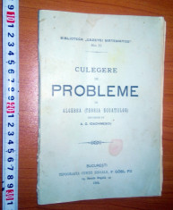 culegere de probleme de algebra teoria ecuatiilor -1904 foto