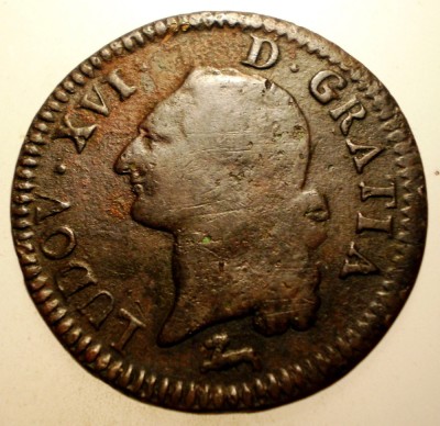 G.014 FRANTA LUDOVIC LOUIS XVI 1 SOL 1785 R 73000ex. foto