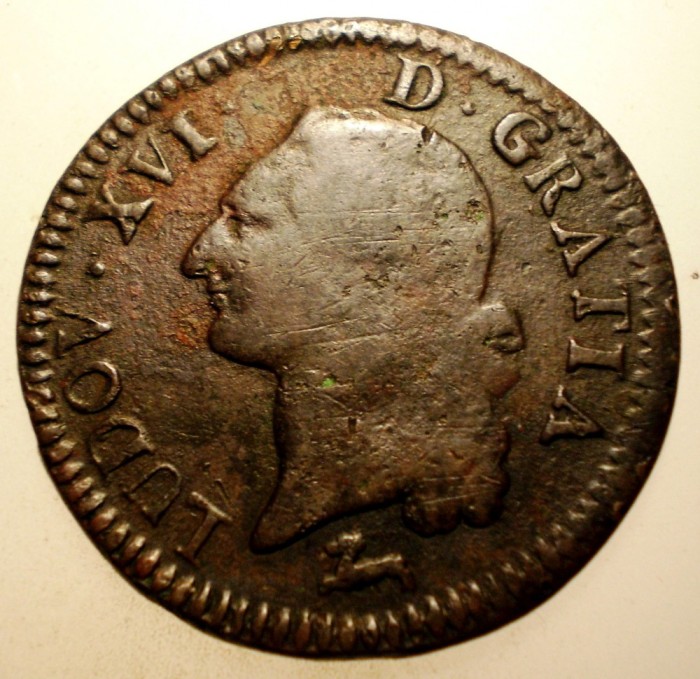 G.014 FRANTA LUDOVIC LOUIS XVI 1 SOL 1785 R 73000ex.