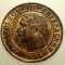 J.040 FRANTA NAPOLEON III 1 UN CENTIME 1856 K XF/AUNC