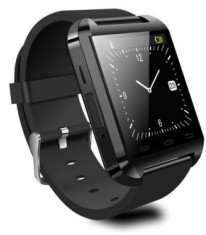 Smartwatch U-Watch Bluetooth U8 negru Resigilat foto