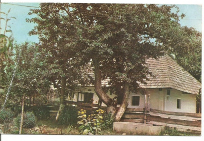 (A) carte postala(ilustrata)-SUCEAVA-HUMULESTI-Casa memoriala Ion Creanga foto