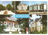 (A) carte postala(ilustrata)-DOROHOI-colaj, Circulata, Printata