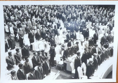 3 foto , deschiderea Adunarii Natiunilor Unite , 1970 , participa Mia Groza foto