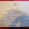Invitatie a Guvernului RSR la Receptia cu ocazia Sedintei CAER pt. Gh.Cocos 1986