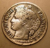 J.006 FRANTA CERES 20 CENTIMES 1850 A ARGINT