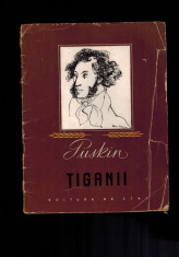 Puskin - Tiganii, poem, traducere George Lesnea, raritate, 1949 foto