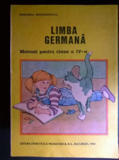 Limba Germana Manual pentru clasa a IV-a {1994} foto