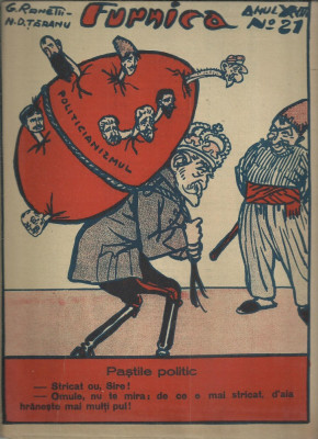 Revista FURNICA : Pastele politic - 10 aprilie 1923 foto