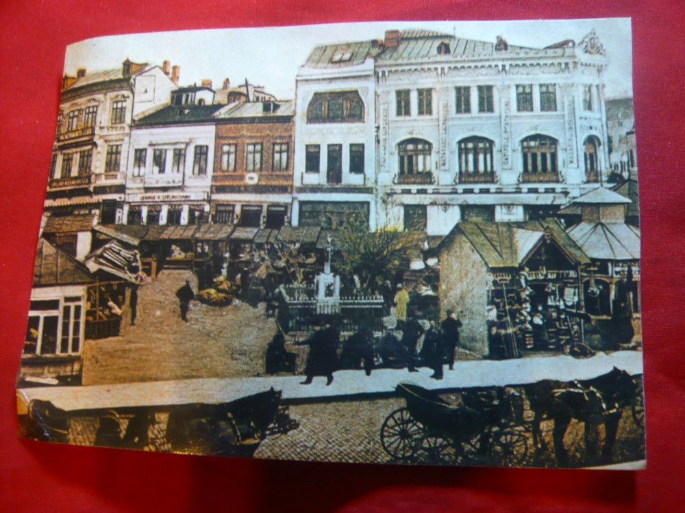 Ilustrata-Bucuresti- Curtea Veche -Piata de Flori la 1912 - Colectia Muzeul  Arta, Necirculata, Printata | Okazii.ro