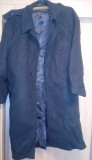 MANTA / PALTON MILITIE /OLITIE ANII 90 FABRICAT LA RAMNICU SARAT - NEPURTAT, Bleumarin, S/M