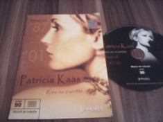 CD PATRICIA KAAS-BEST OF &amp;#039;87-&amp;#039;01 RIEN NE S&amp;#039;ARRETE ORIGINAL JURNALUL NATIONAL foto