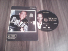 CD MICHAEL BOLTON-LOVE SONGS MUZICA DE COLECTIE ORIGINAL JURNALUL NATIONAL foto