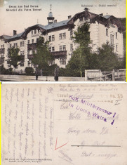 Vatra Dornei (Bucovina, Suceava)-Hotel-cenzura WWI, WK1 foto