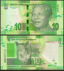 Africa de Sud 2012 - 10 rand UNC, Mandela foto