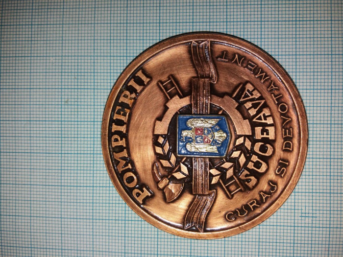 Placheta de onoare Pompieri Suceava, 1997