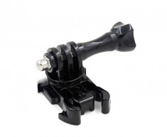 Adaptor quick-release rotativ 360 grade cu surub 55mm pentru GoPro Hero 1, Hero 2, Hero 3, Hero 3+, Hero 4, Hero 5 Hero 6 GP218A foto