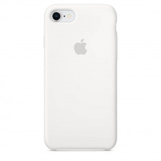 Husa Protectie Spate Apple iPhone 8 Silicone Case White foto