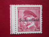 GERMANIA OCUPATIE SUDETENLAND SERIE=MNH, Nestampilat