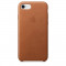 Husa Protectie Spate Apple iPhone 8 Leather Case Saddle Brown