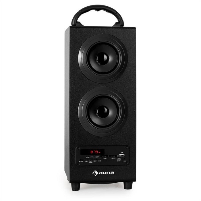 Auna Beachboy difuzor 2.1 negru USB SD AUX foto mare Auna Beachboy difuzor 2.1 negru USB SD AUX foto mare