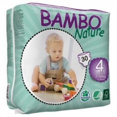 Scutece pentru copii Bambo Nature Maxi, Nr. 4, 7-18 kg, pachet 30 buc. foto