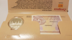 Moneda 5 Euro - Zaragoza, Spania foto