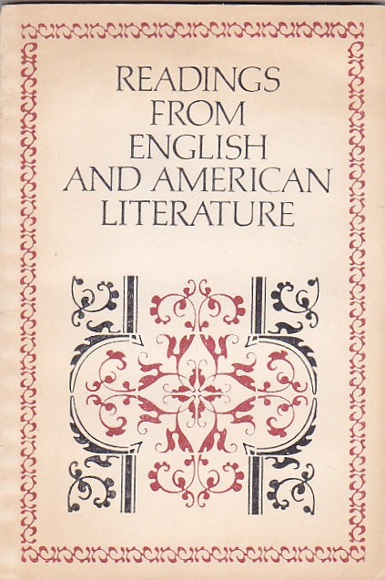 B. GOLITSINSKY - READINGS FROM ENGLISH AND AMERICAN LITERATURE ( IN ENGLEZA )