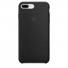 Husa Protectie Spate Apple iPhone 8 Plus Silicone Case Black foto