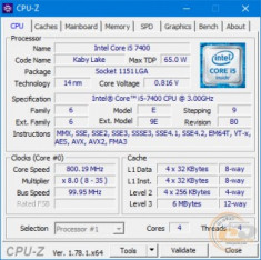 Procesor Gaming Intel Kaby Lake, Core i5 7400 3.0GHz Up to 3.5GHz Socket 1151 4K foto