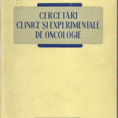 AS - A. Bandrovschi - CERCETARI CLINICE SI EXPERIMENTALE DE ONCOLOGIE