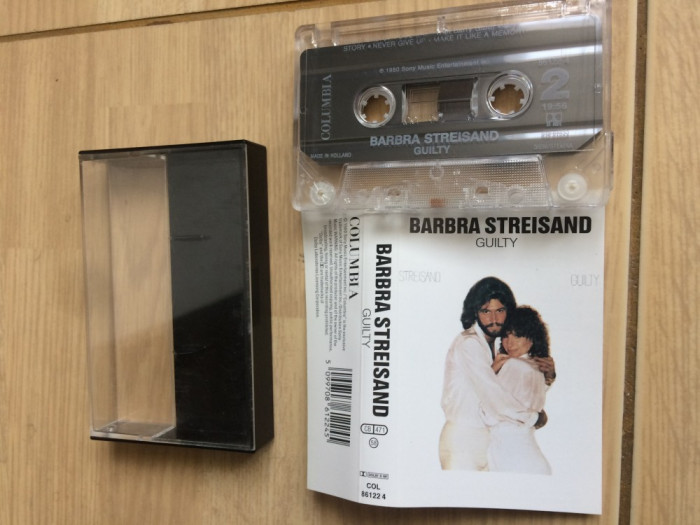 Barbra Streisand Barry Gibbs Guilty album 1980 caseta audio muzica usoara balad