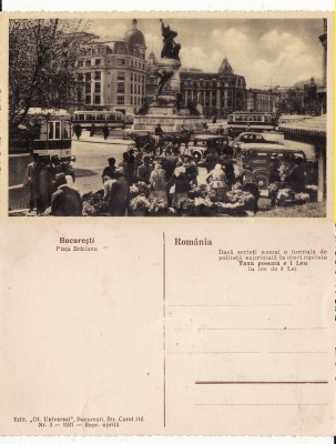 Tipuri- Bucuresti - Piata Bratianu-tramvai foto