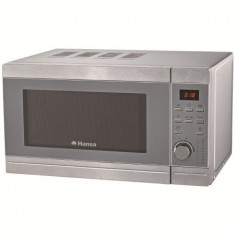 Cuptor cu microunde Hansa AMG20E70GIVH, Argintiu, 900 W, 20 L, Grill foto