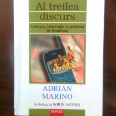 Adrian Marino - in dialog cu Sorin Antohi. Al treilea discurs... (Polirom, 2001)