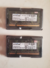 Memorie laptop 4GB (2 x 2Gb) DDR 2 800 PC6400 CRUCIAL sodimm foto