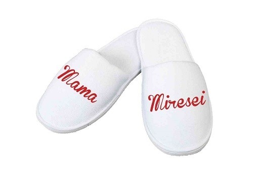 Papuci de casa, personalizati - Mama Miresei EM1160 Papuci de casa, personalizati - Mama Miresei EM1160