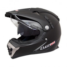 LS2 MX455 ENDURO MATT BLACK WITH SUNVISOR (DV) M foto