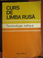 Curs de limba rusa Terminologie militara foto