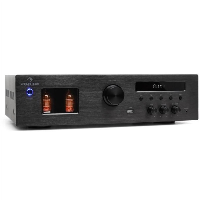 Auna Tube 65, HiFi amplificator, MP3, USB, 600 W foto mare Auna Tube 65, HiFi amplificator, MP3, USB, 600 W foto mare