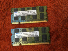Kit Memorie RAM laptop Samsung 4GB DDR2 ( 2 x 2GB ) Dual Channel 667Mhz foto