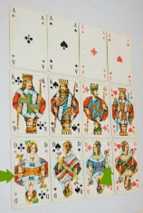 Pachet dublu de carti de joc Romme , Canasta Vass Germania Ges Ghesch foto