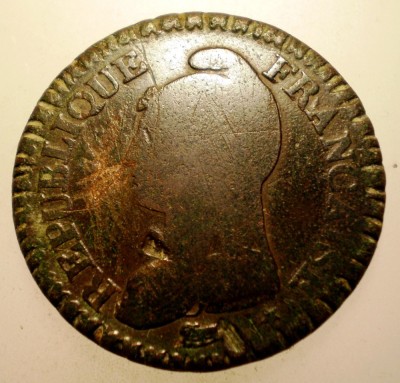 G.242 FRANTA 1 UN DECIME 10 CENTIMES LAN 8 A 1799-1800 foto