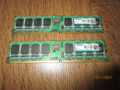 Memorie Ram 2Gb DDR2 800Mhz Kingmax (2x1Gb) perfect functionale, poze reale foto