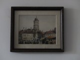 Cumpara ieftin Acuarelă cu Sibiul, din perioada interbelică
