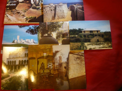 Carnet cu 7 Ilustrate Cuba- Vista Colonial Camaguey foto